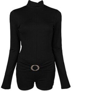 forever 21  Turtleneck Belted Romper NWT